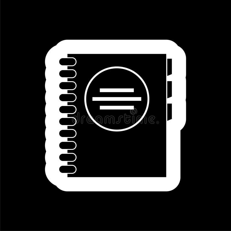 Address book icon stock vector. Illustration of color 171299876