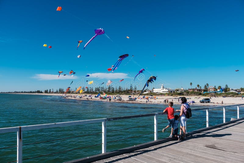 Adelaide International Kite Festival, SA Editorial Photography Image