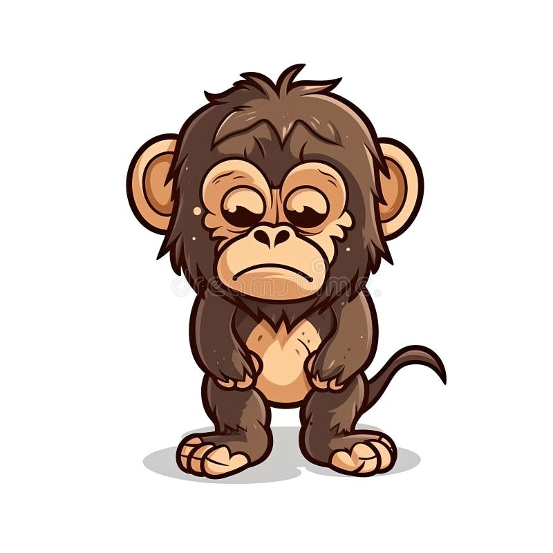 Adesivo de personagem de desenho animado de macaco, Vetor Grátis em 2023