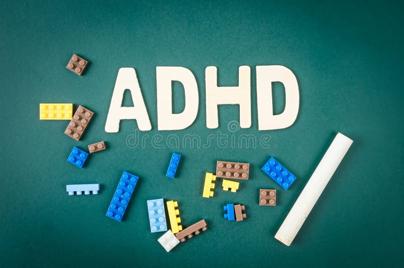 ADHD †„uwaga niedoboru hyperactivity nieładu pojęcie obrazy stock ADHD †„uwaga niedoboru hyperactivity nieładu pojęcie obrazy stock