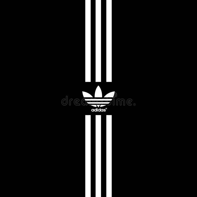 Adidas Background. Original. Sportwear Brands. Logo of Sports Equipment and Sportswear Vector Editorial Stock Photo - Illustration of german, footwear: 222305578