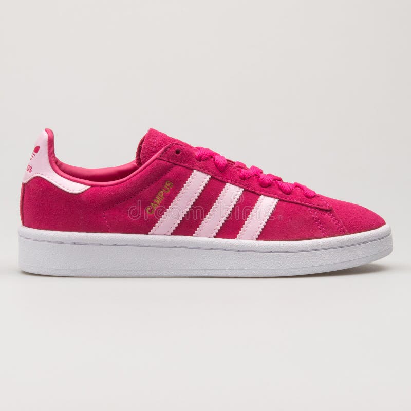 Adidas Campus Pink and White Sneaker Editorial Photography - Image of ...