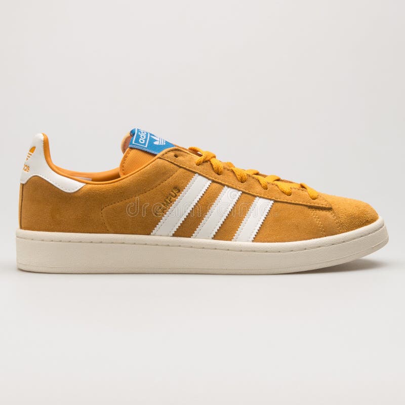 yellow adidas campus