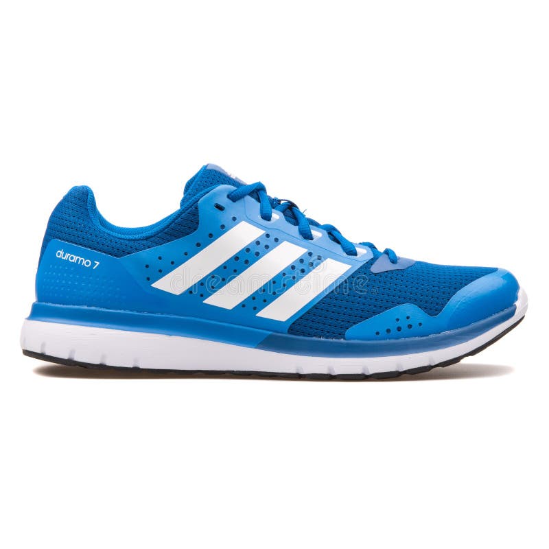 Adidas Duramo 7 Blue Sneaker Editorial Stock Image - Image of sneaker,  casual: 150620949