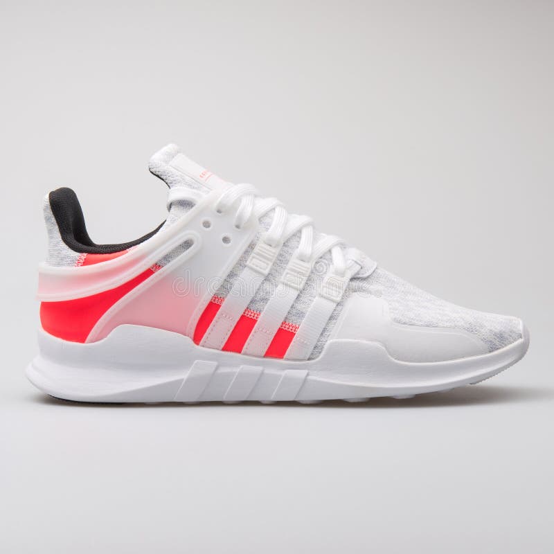 Adidas EQT Support Adv White and Crimson Editorial Image - Image of activity: 145698969