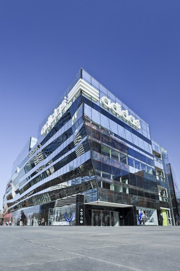 Adidas Flagship Store at `the Commercial Area, Beijing, China Editorial Stock Photo - Image innovative, 90703118