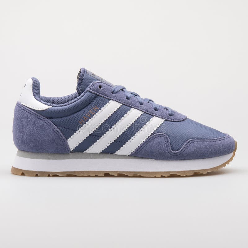 Adidas Haven Purple And White Sneaker Editorial Image - Image of sneaker,  isolated: 178039470