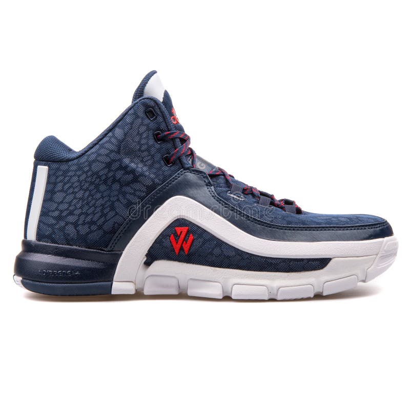 J 2 Navy Blue White Sneaker Editorial Stock Image - of color, athletic: 152096504