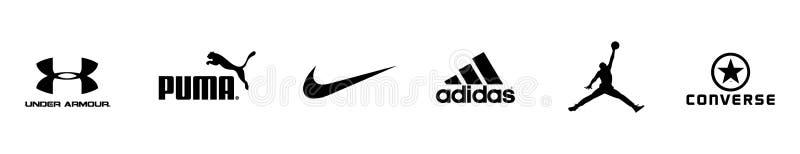 Vector Logos of Popular Brands Such As: ZARA, H&M, Prada, Gucci, Adidas,  Nike, Next, Hugo Boss, Calvin Klein. Logos on an Isolated Editorial Stock  Photo - Illustration of chanel, vector: 238875213