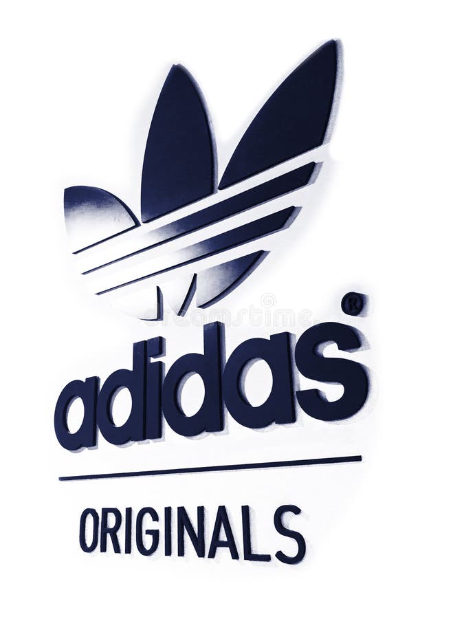 mantener Armonía cero Adidas logo editorial photo. Image of logo, adidas, shoes - 170198306