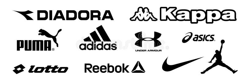 Adidas, Nike, Reebok, Asics, Jordan, Puma, Under Armour, Fila, Diadora ...