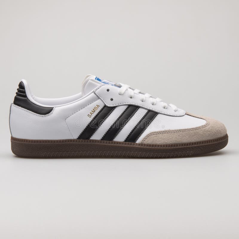 Adidas Samba OG White and Black Sneaker Editorial Image - Image of  accessories, shoe: 180439045