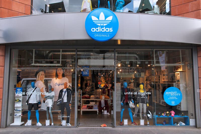 Adidas store editorial stock image. Image of - 42727549