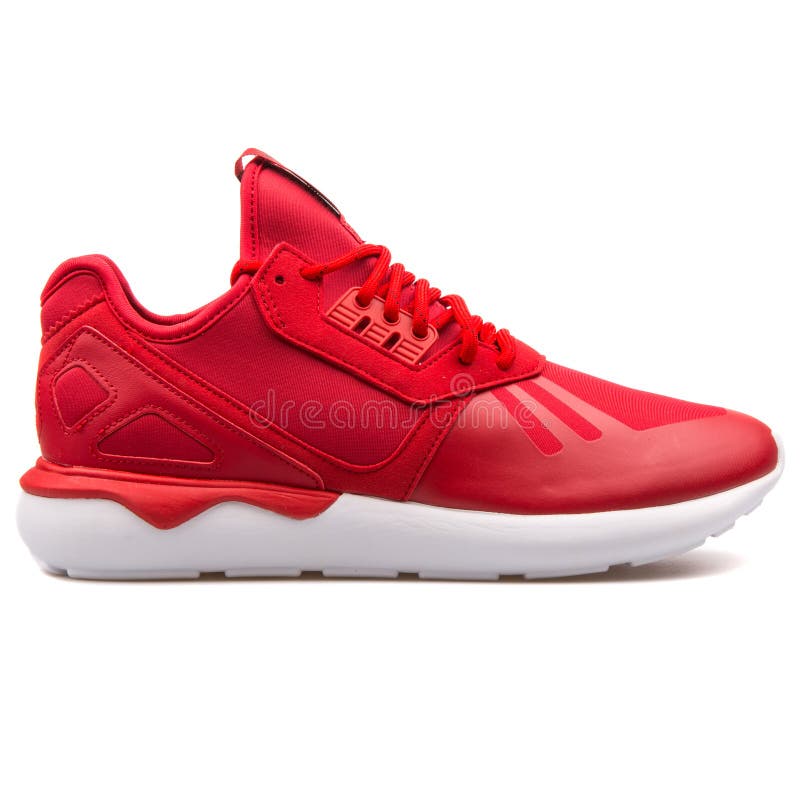 Zwerver Beyond Grote hoeveelheid Adidas Tubular Runner Red and White Sneaker Editorial Image - Image of  lifestyle, sole: 152096700
