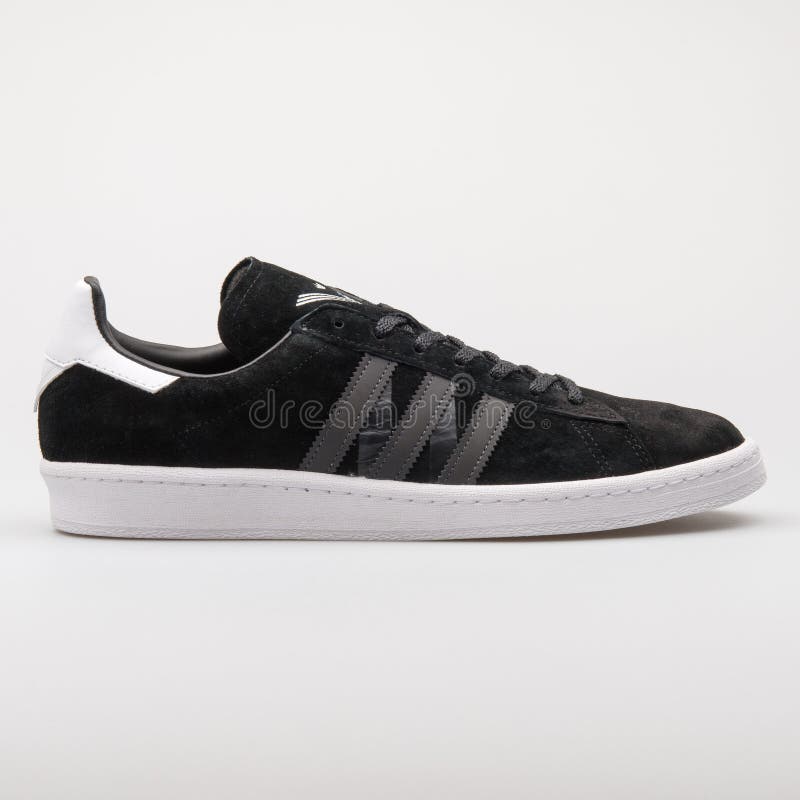 Adidas WM Campus 80s Black And White Sneaker Editorial Image - Image of  campus, lifestyle: 178039475