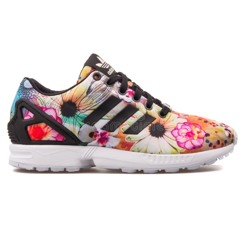 Adidas ZX Flux Floral Print Multi Color Editorial - Image of activity, 149298112