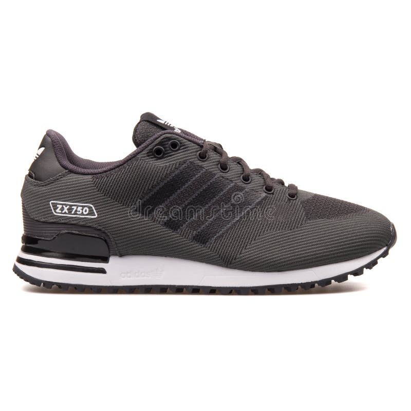 Adidas ZX 750 WV Black and White Sneaker Editorial Stock Photo - Image of  lifestyle, back: 147993113