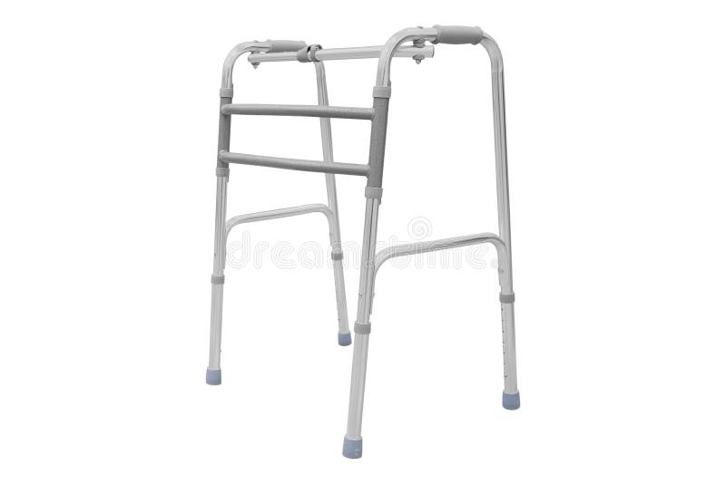 Adjustable folding walker