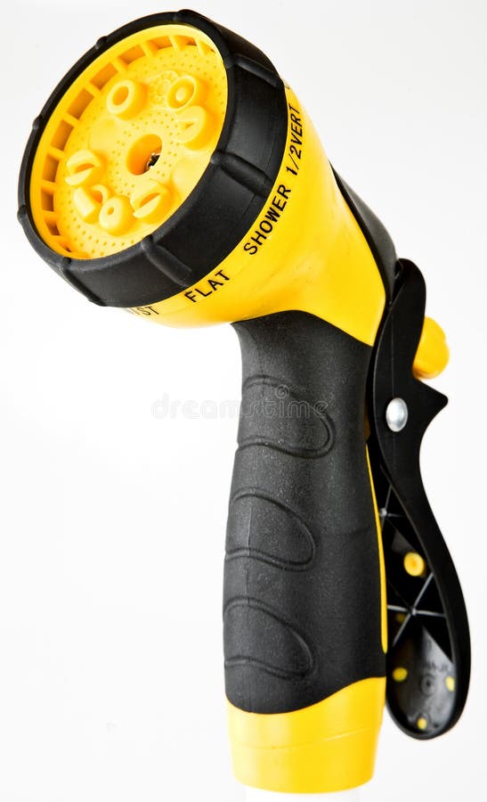 Adjustable Spray Nozzle and Rubber Grip Stock Image Image of tool, water 14436129
