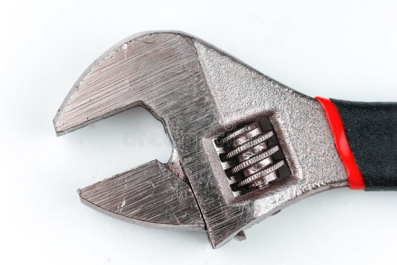 Adjustable Wrench Close Up Metal Hand Tools Stock Image Image Of
