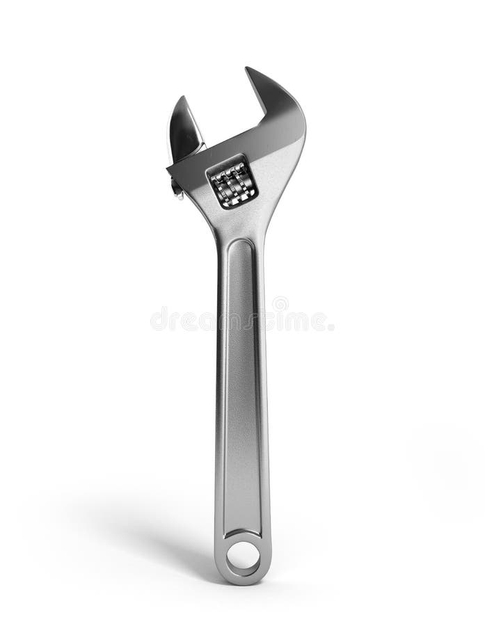 Adjustable wrench vector stock vector. Illustration of claw 6284954