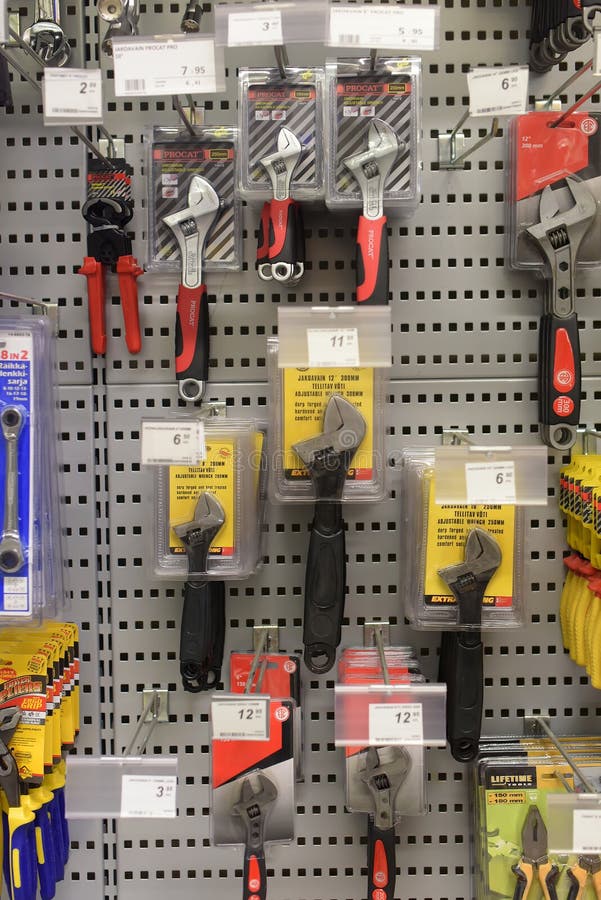 Small tools in a store. editorial photo. Image of tools - 38120951