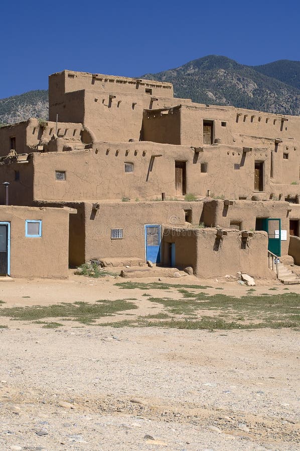 Adobe Houses In The Pueblo Of Taos Stock Photo Image 11829234