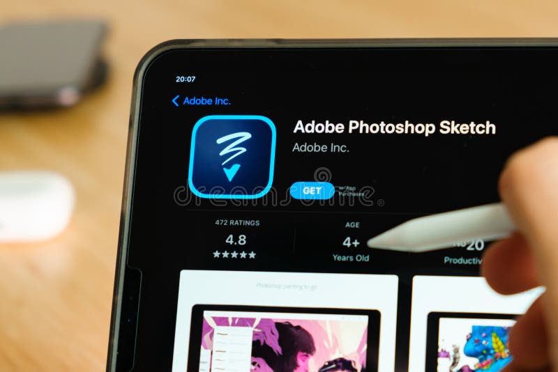 Adobes Photoshop Sketch and Illustrator Draw Apps Now Support DoubleTap  Gestures With Apple Pencil 2  MacRumors