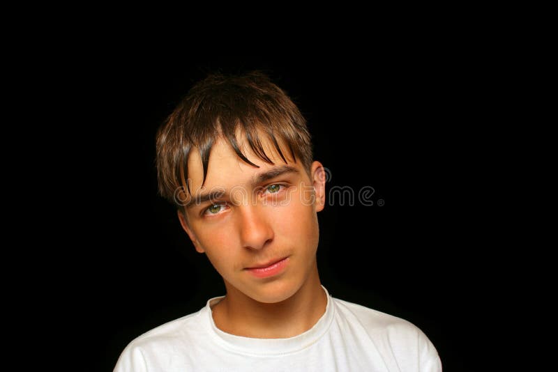 Adolescent de verticale images stock