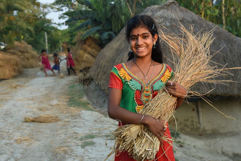 Adolescent Girl In India