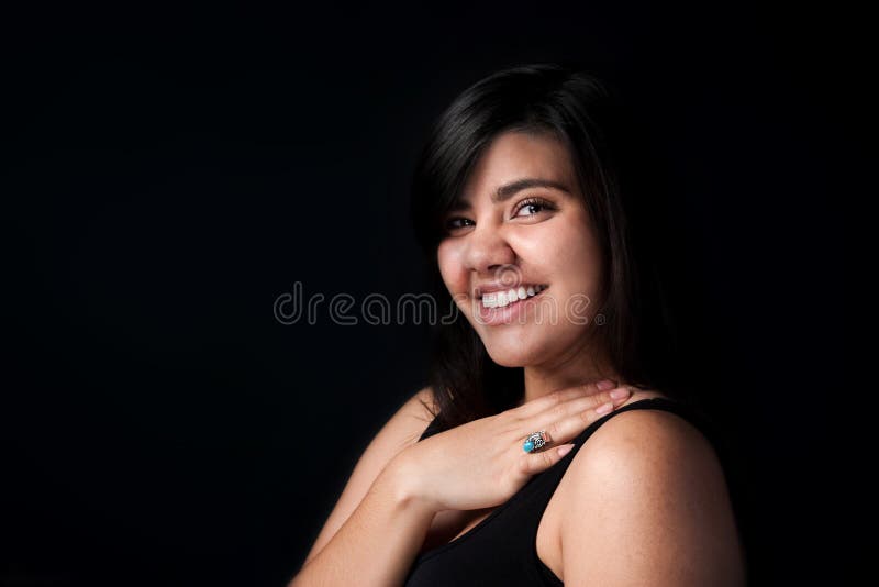 Rapariga adolescente sorridente imagem de stock royalty free