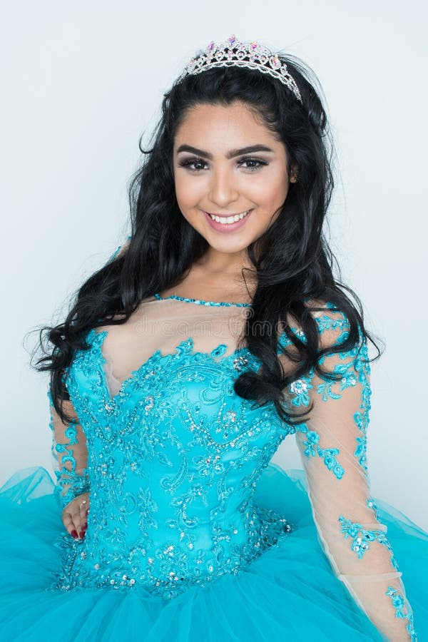 Adolescente num vestido de baile fotografia de stock royalty free