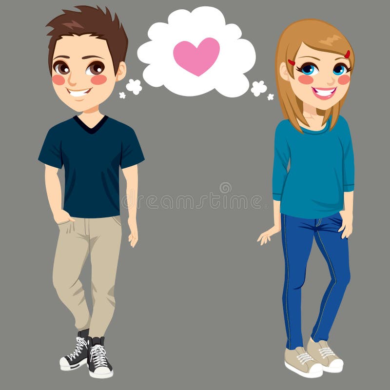 Adolescentes en amor libre illustration Adolescentes en amor libre illustration