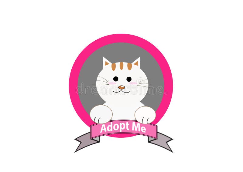 Adopt Me Kitty Stock Illustration 72848857