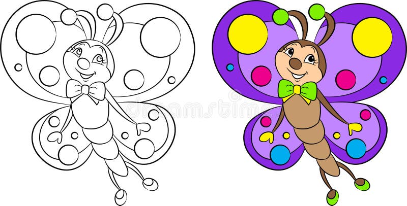 A Ilustração Preto E Branco Adorável De Kawaii De Uma Menina, No Contorno,  Aperfeiçoa Para O Livro Para Colorir Das Crianças Ilustração do Vetor -  Ilustração de bebê, fada: 138994545