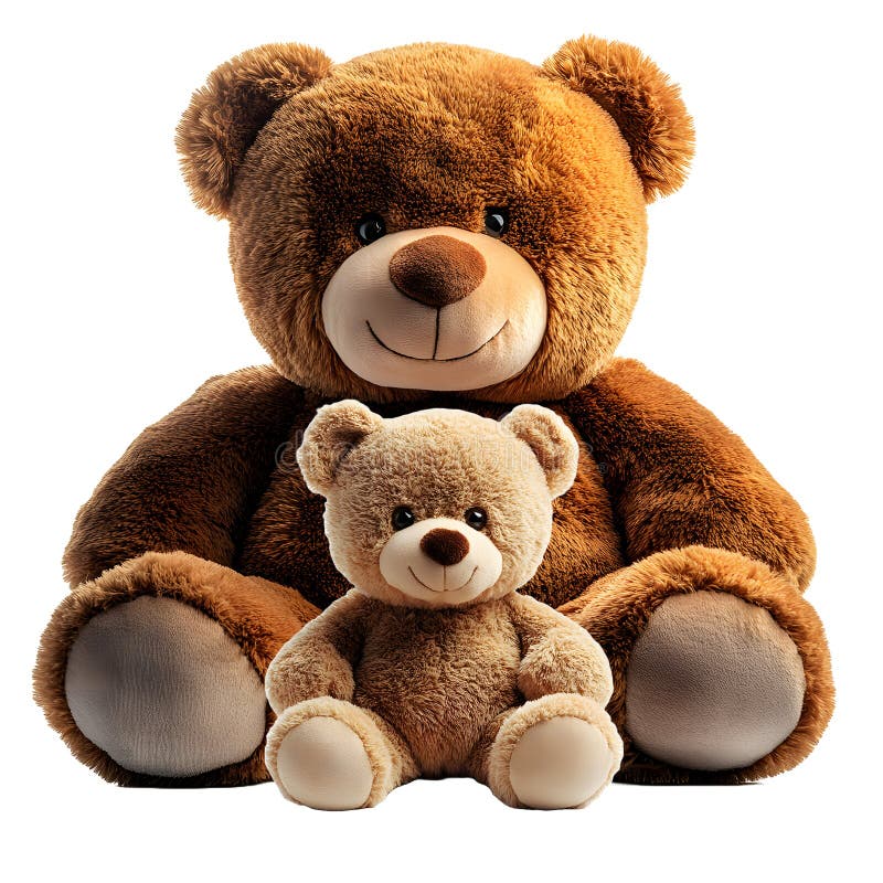 Adorabilul Teddy Bear pe fond alb royalty free illustration