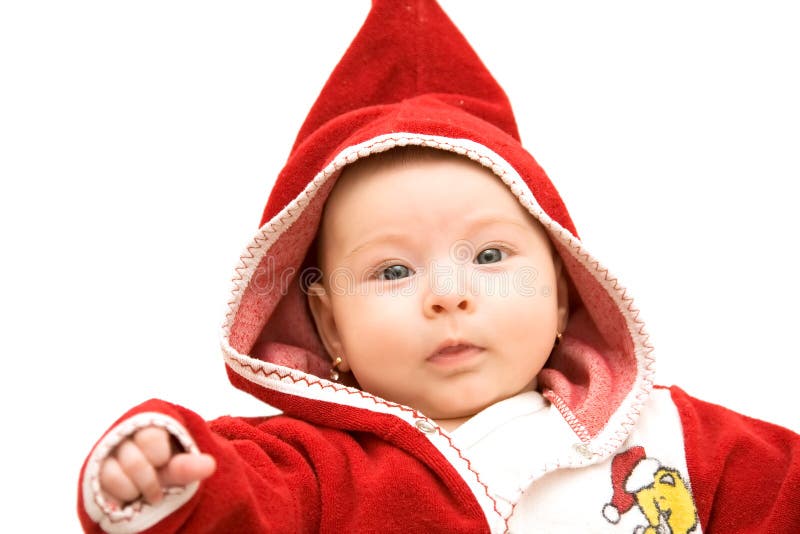 Adorable baby girl stock photos