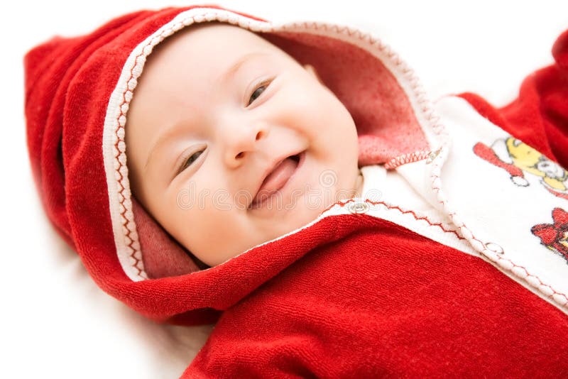 Adorable baby girl royalty free stock photography