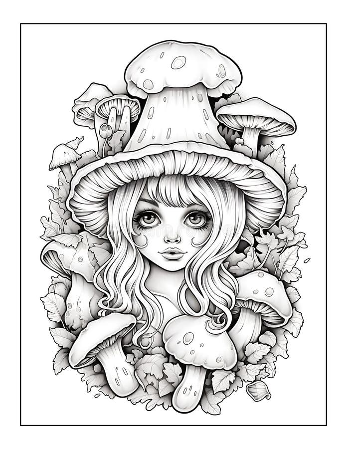 Creepy Mushrooms Stock Illustrations – 482 Creepy Mushrooms Stock ...