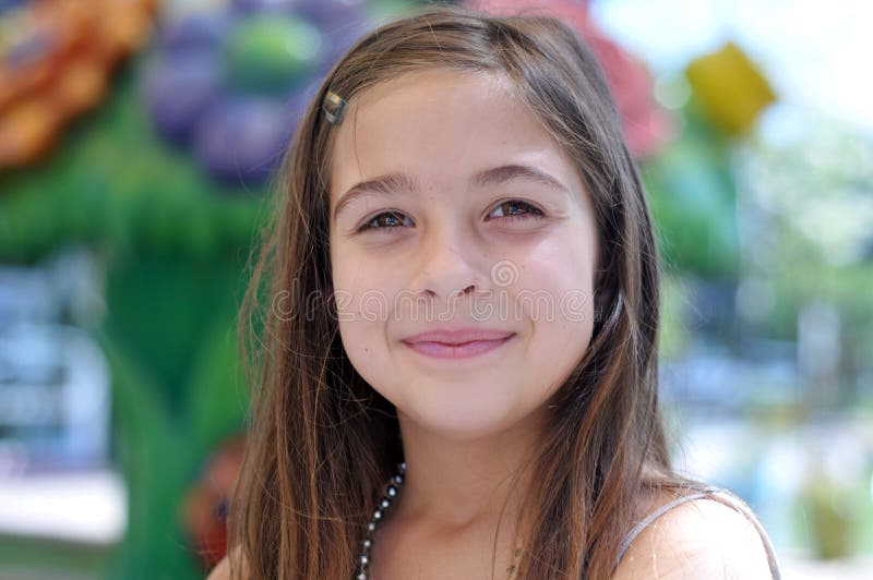 Young Girl Wearing a Hearing Aid Stock Photo - Image of microphone ...