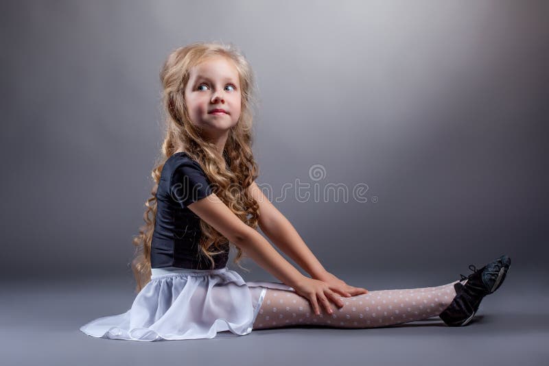 Tap Shoes on a Little Girls Feet Stock Photo Image of costume, metal