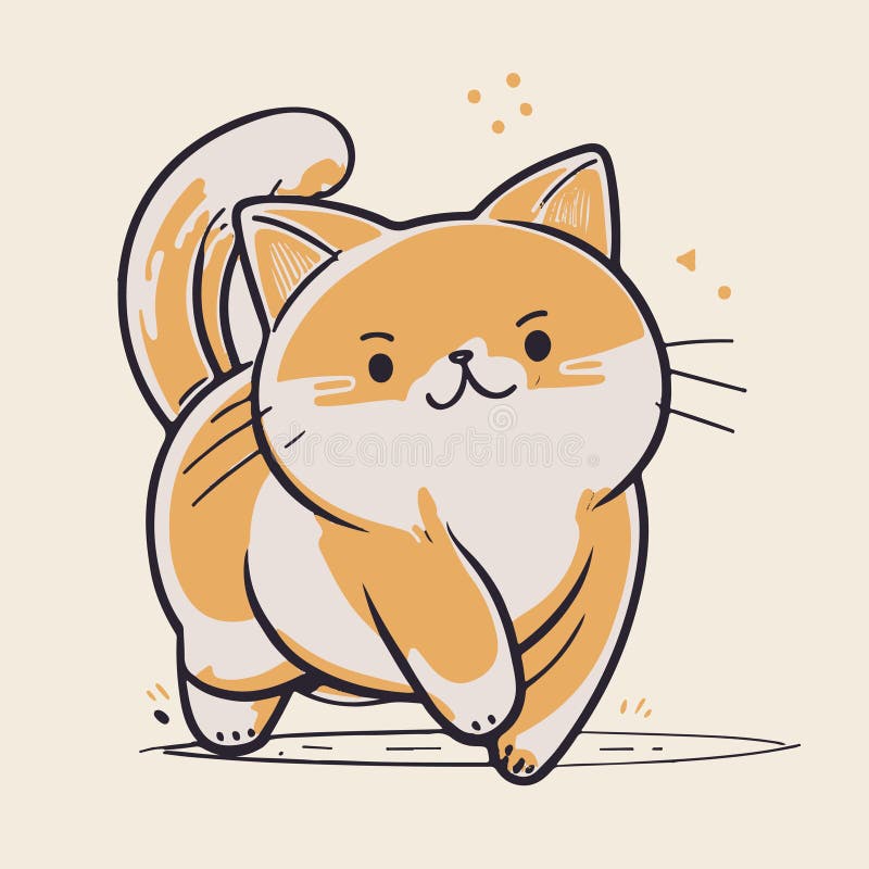 Cute Sit Cat Yang Kitten Drawing Clipart  Drawing Cute Cat Cartoon HD Png  Download  Transparent Png Image  PNGitem
