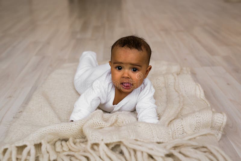 Adorable little african american baby boy - Black people stock photography Adorable little african american baby boy - Black people stock photography