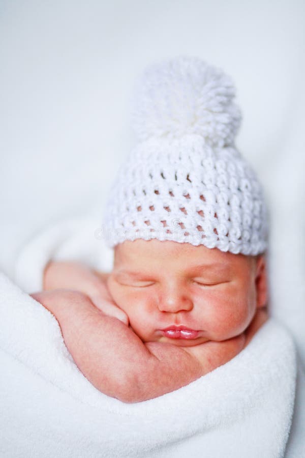 Adorable newborn baby