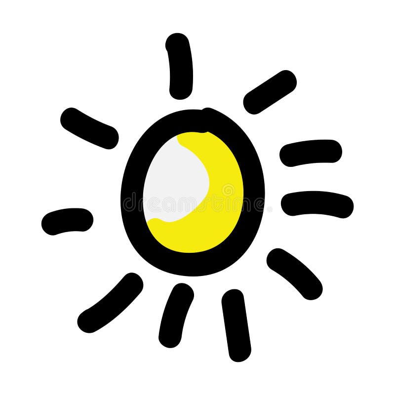 Adorable Simple Vector Sun Clip Art. Summer Sunshine Icon. Hand Drawn Kawaii Kid Motif Illustration In Flat Color. isolated Baby, vector illustration Adorable Simple Vector Sun Clip Art. Summer Sunshine Icon. Hand Drawn Kawaii Kid Motif Illustration In Flat Color. isolated Baby, vector illustration