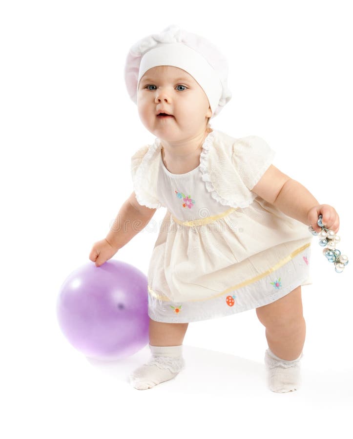 Adorable toddler stock photo. Image of small, violet, toddler 8483984