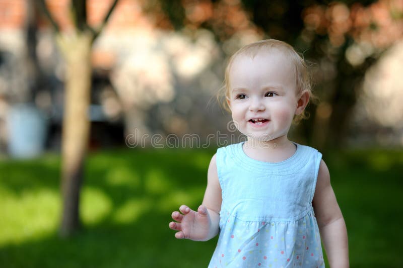 Cute toddler stock image. Image of girl, singapore, tropical - 75965