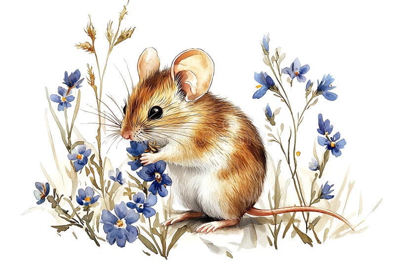 Fairy Fae Greetings Card - Berry Mouse Fairy Fae Greetings Card - Berry Mouse