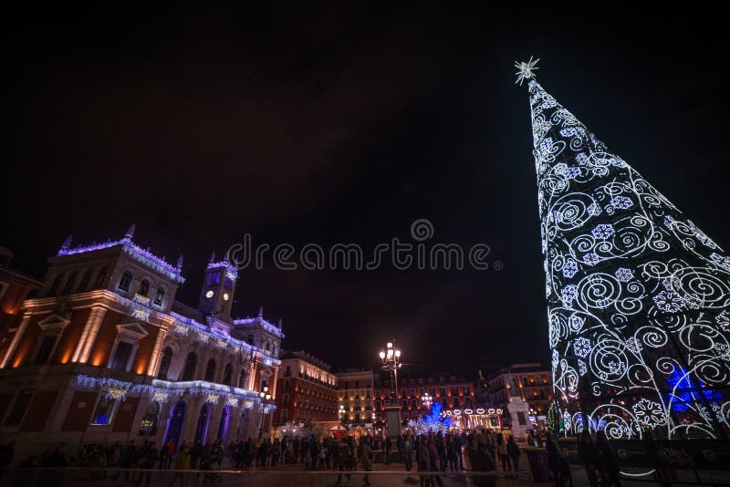 Christmas adornments in the city