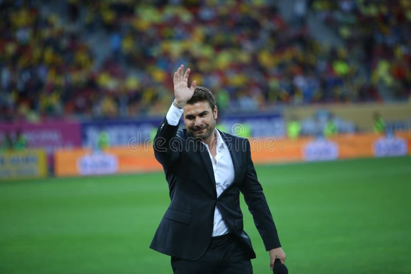 ADRIAN MUTU honró antes de RUMANIA contra georgia imagenes de archivo ADRIAN MUTU honró antes de RUMANIA contra georgia imagenes de archivo